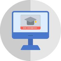 Educational Flat Scale Icon Design vector