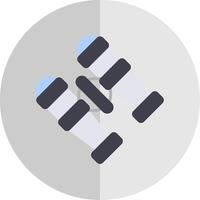 Binoculars Flat Scale Icon Design vector