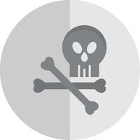 Danger Flat Scale Icon Design vector