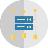 Data Structure Flat Scale Icon Design vector