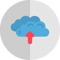 Clouds Flat Scale Icon Design vector