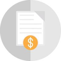 Mortgage Paper Flat Scale Icon Design vector