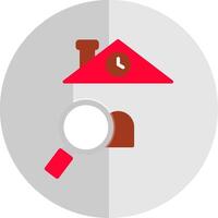 Find Home Flat Scale Icon Design vector