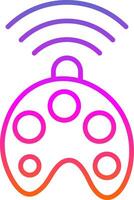 Art Line Gradient Icon Design vector