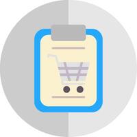 Shopping Flat Scale Icon Design vector