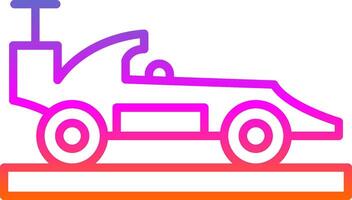 Racing Line Gradient Icon Design vector