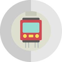 metro plano escala icono diseño vector