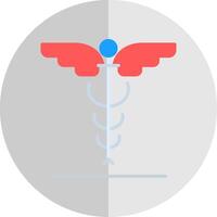 Medicine Flat Scale Icon Design vector