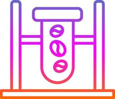 Quality Check Line Gradient Icon Design vector