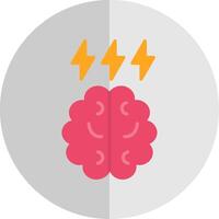 Brainstorm Flat Scale Icon Design vector