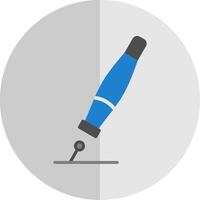 Ink Pen Flat Scale Icon Design vector