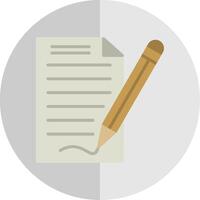 Contract Flat Scale Icon Design vector