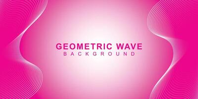 Abstract Geometric Line Wave Background 1 vector