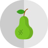 Pears Flat Scale Icon Design vector