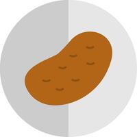 Potato Flat Scale Icon Design vector