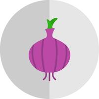 Onion Flat Scale Icon Design vector