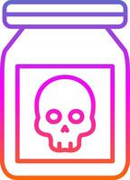Chemical Line Gradient Icon Design vector