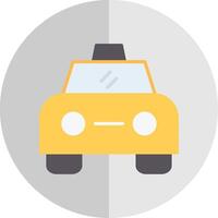 Taxi Flat Scale Icon Design vector