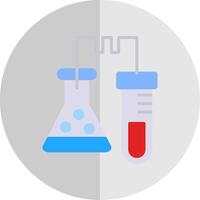 Laboratory Flat Scale Icon Design vector