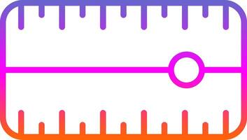 Dial Line Gradient Icon Design vector