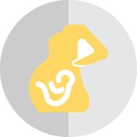 Obstetrics Flat Scale Icon Design vector