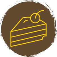 Pastry Line Gradient Icon Design vector