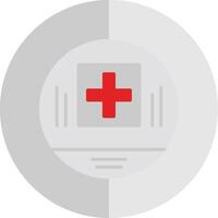 First Aid Symbol Flat Scale Icon Design vector
