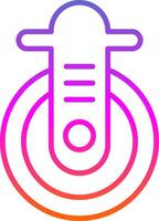 Caster Line Gradient Icon Design vector