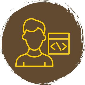 Crane Lifting Line Gradient Icon Design vector