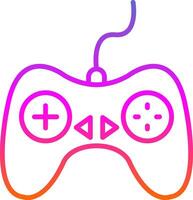 Controller Line Gradient Icon Design vector