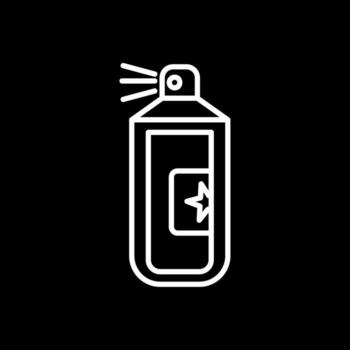 tonto instrumentos de cuerda línea invertido icono diseño vector