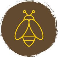 Bee Line Gradient Icon Design vector
