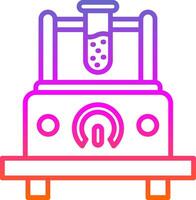 Measuring Device Line Gradient Icon Design vector