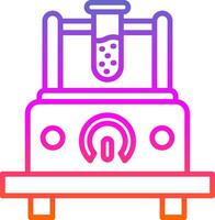 Measuring Device Line Gradient Icon Design vector