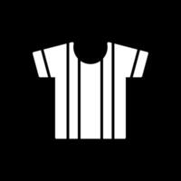 Shirt Glyph Inverted Icon Design vector