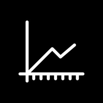 Line Circle Multi Circle Chart Glyph Inverted Icon Design vector