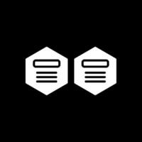 Infographic Elements Glyph Inverted Icon Design vector