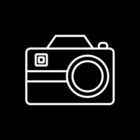 Photography Line Inverted Icon Design vector