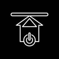 Upload Line Inverted Icon Design vector