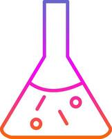 Chemistry Line Gradient Icon Design vector