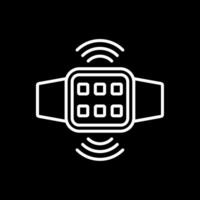 Connection Line Inverted Icon Design vector