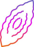 Bitter Line Gradient Icon Design vector