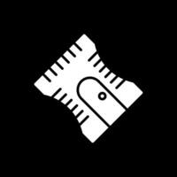 Sharpener Glyph Inverted Icon Design vector