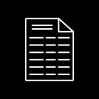 File Line Inverted Icon Design vector