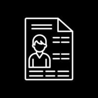 File Line Inverted Icon Design vector
