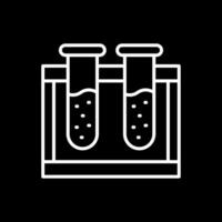 Chemicals Line Inverted Icon Design vector