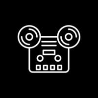 Tape Line Inverted Icon Design vector