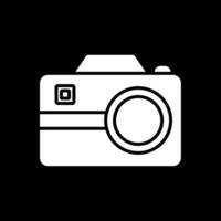 Photography Glyph Inverted Icon Design vector