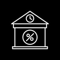 Interest Line Inverted Icon Design vector