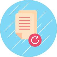 Sprint Flat Circle Icon Design vector